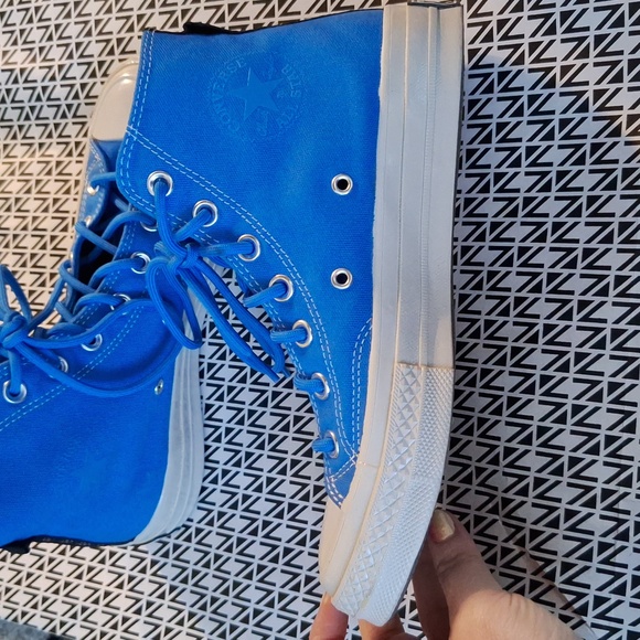 Converse women's chuck taylors 70 high top canvas digital blue pale putty size 7 - Picture 5 of 10